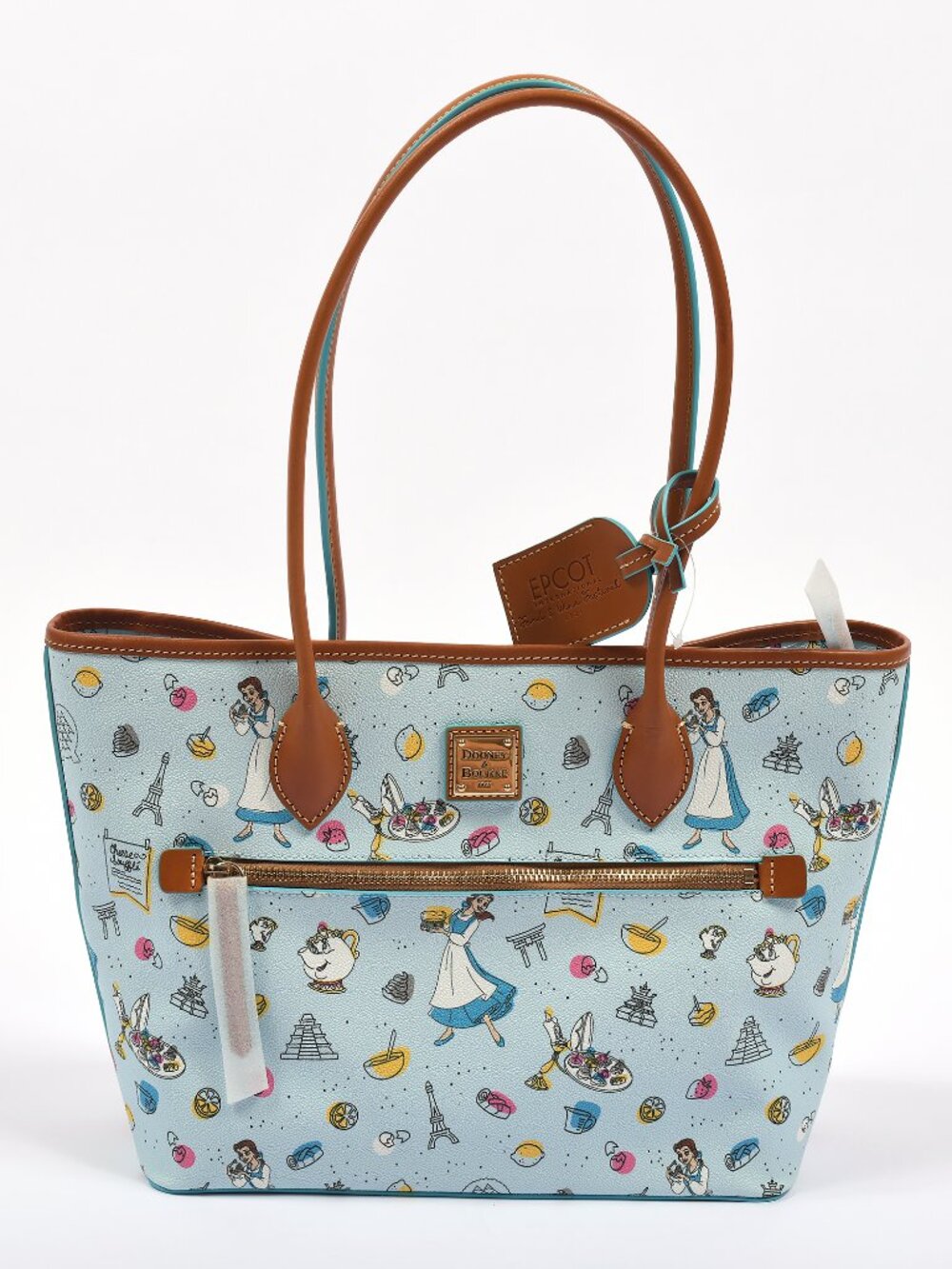 Disney Dooney & Bourke EPCOT Food & Wine 2021 Beauty & Beast Tote NWT